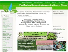 Tablet Screenshot of plantdoctorstt.com